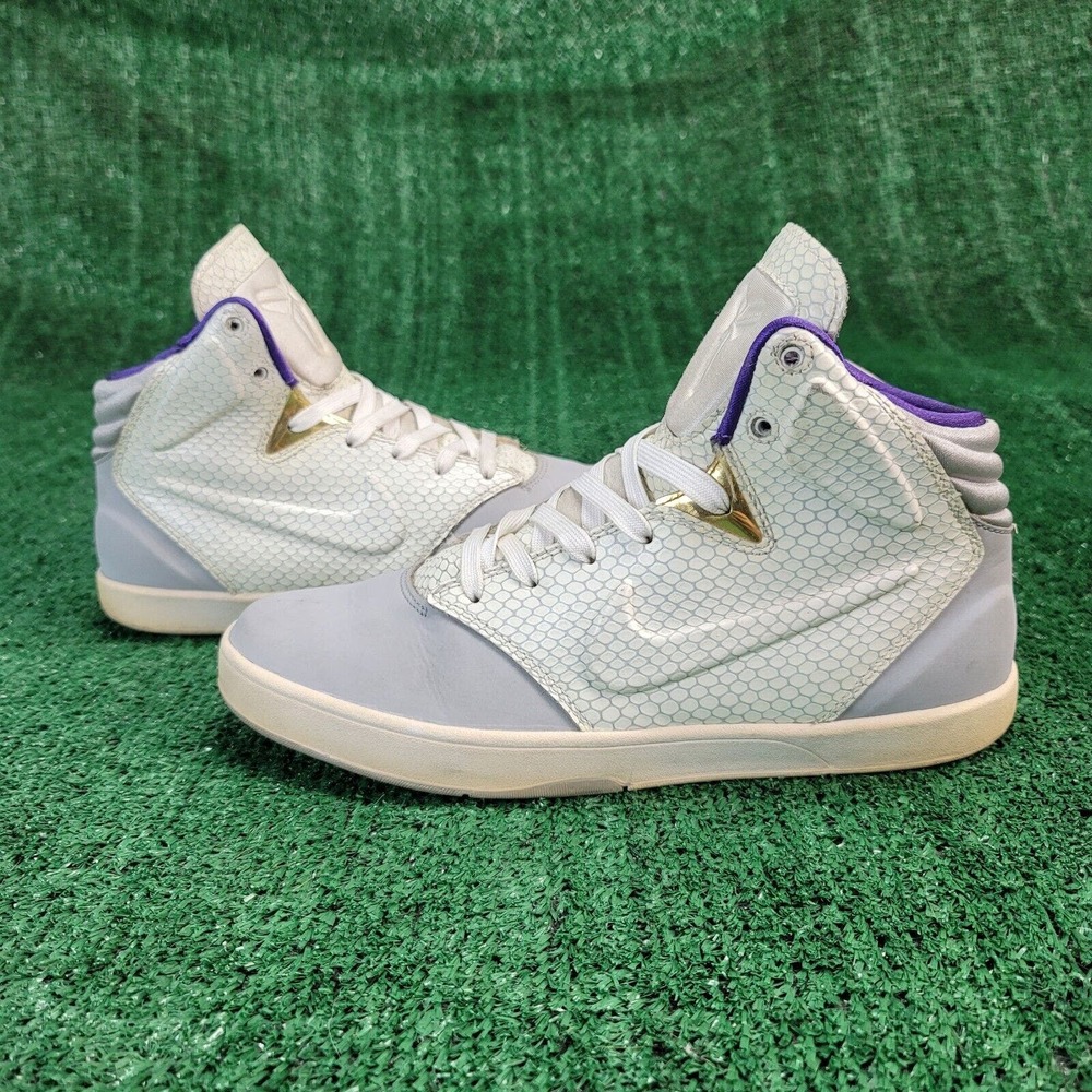 Nike Kobe 9 Men's Size 9 Shoes Lifestyle Wolf Grey White Mamba 630774-001 - Picture 2 of 13